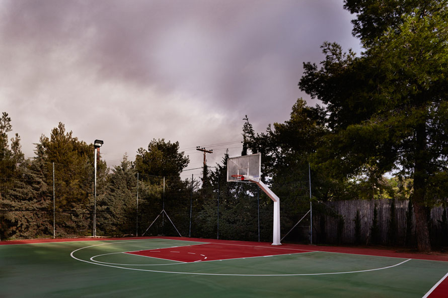 Basketball Court of Luxury Villa Irini at Porto Heli