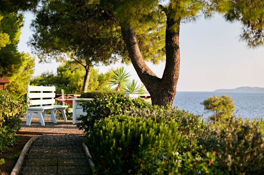 BBQ & picnic area of Luxury Villa Irini at Porto Heli