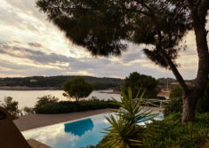 View from swimming pool of Luxury Villa Irini at Porto Heli